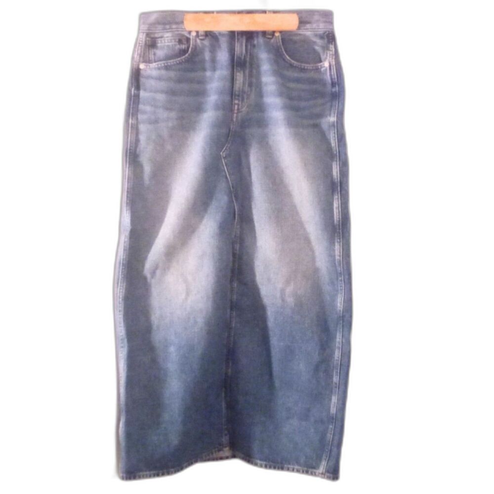 Madewell Denim Medium Wash Maxi Skirt - Size 27